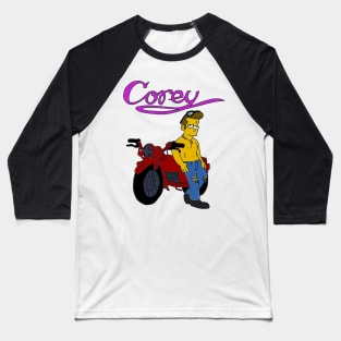 Simpsons Corey Poster Baseball T-Shirt